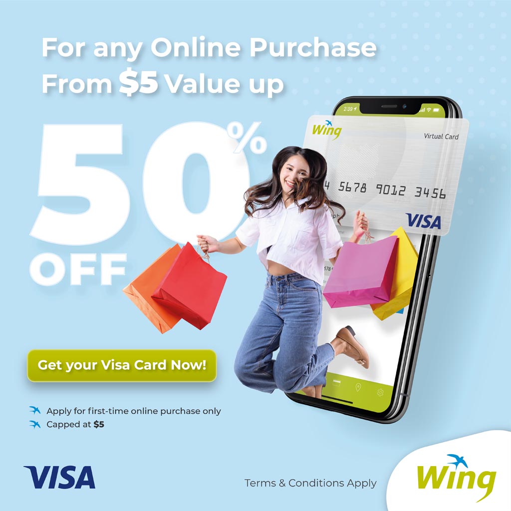 Wing Virtual Visa Card 2 In 1 Promotion Wing