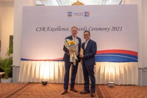 Wing Bank Wins the AmCham Cambodia 2021 CSR Excellence Award