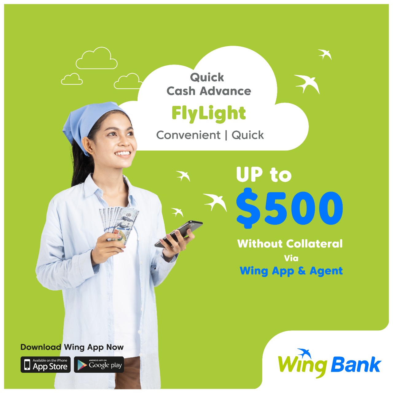 Quick Cash Advance FlyLight - Wing Bank