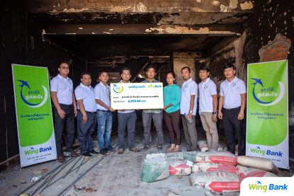 Wing Cash Xpress Agents Join Hands to Support Fire-Stricken Colleague